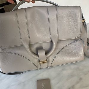 New Jason Wu Hanne Leather Bag Gray Crossbody